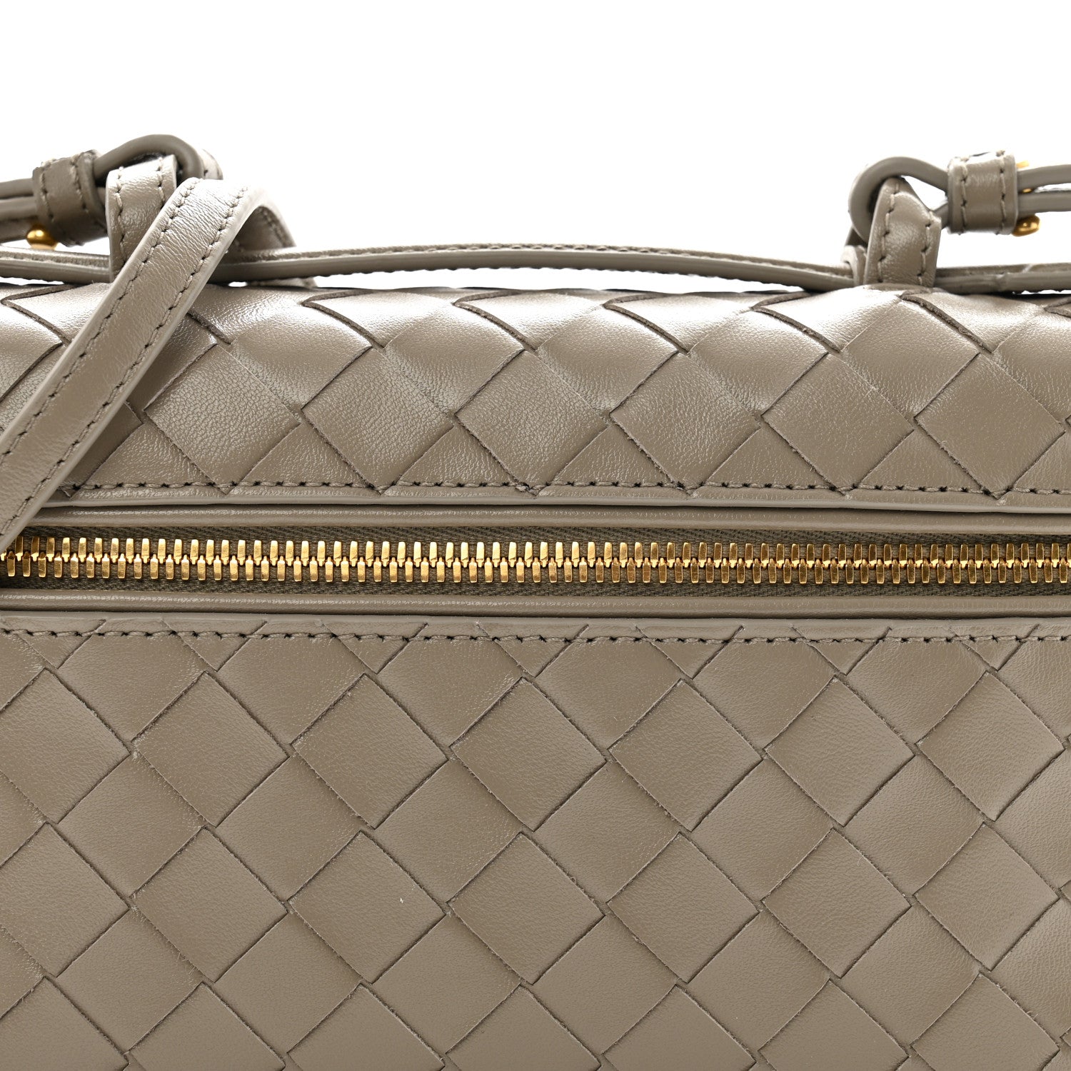 Bottega Veneta Calfskin Intrecciato Bang Bang Vanity Case Limestone 8 of 10