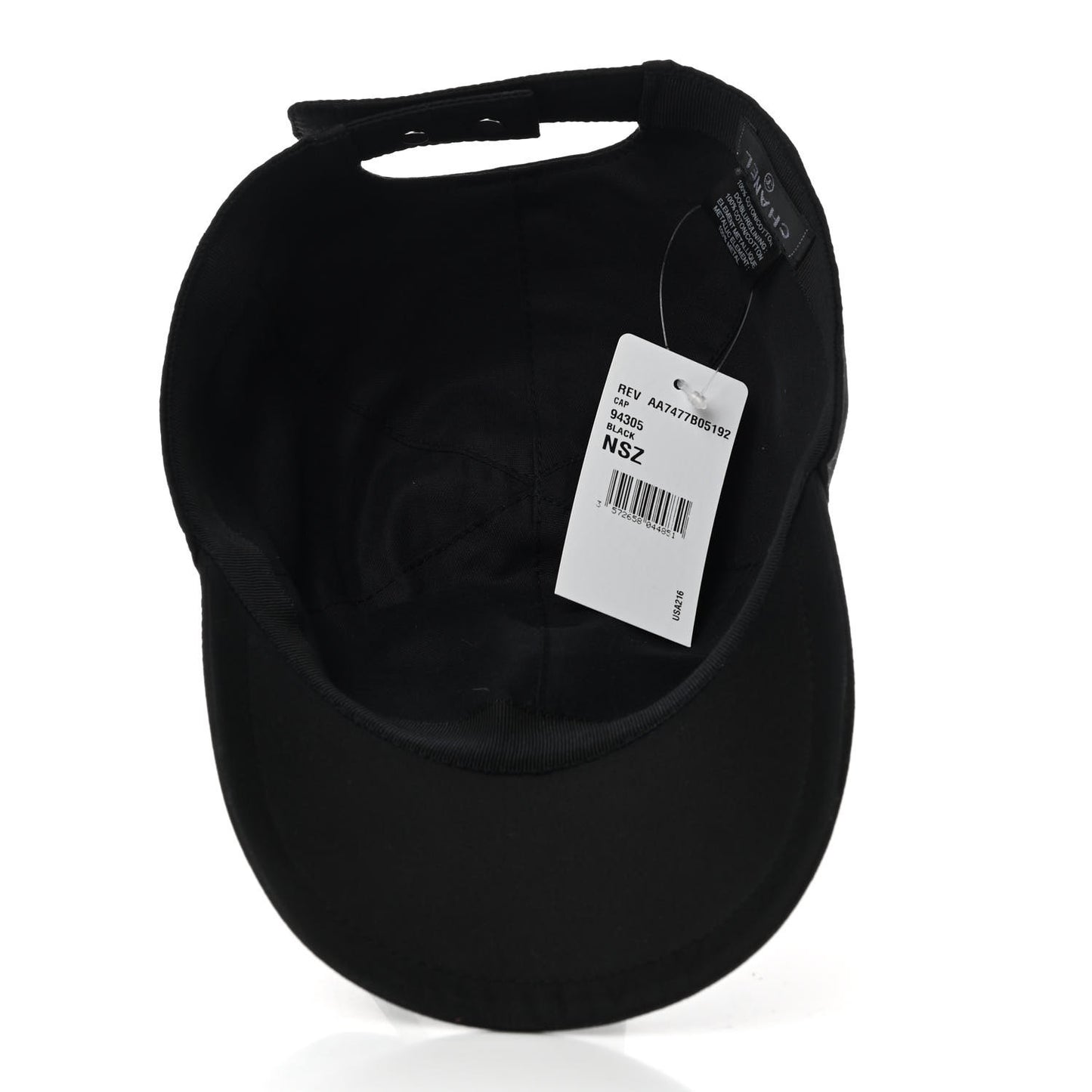 Cotton CC Cap Hat Black