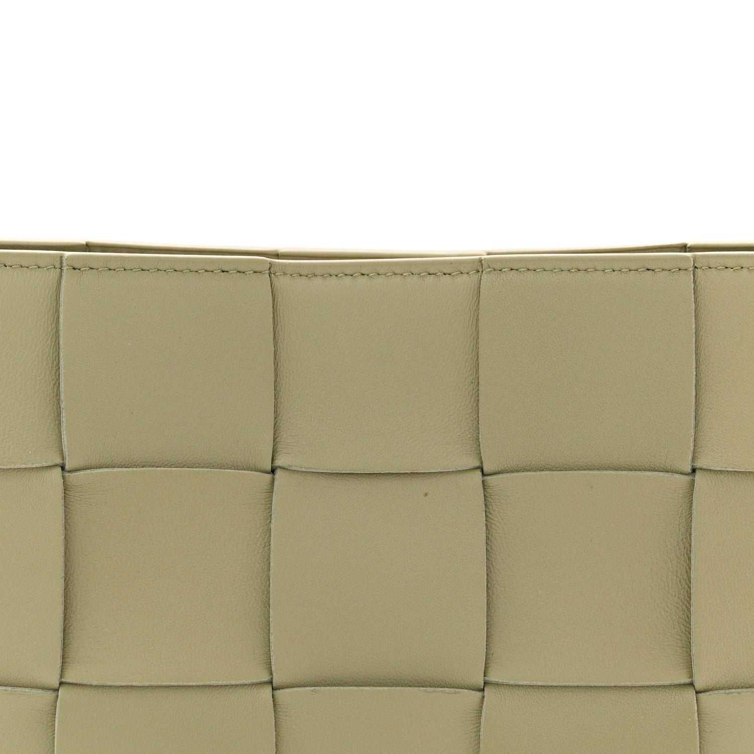 Bottega Veneta Calfskin Maxi Intrecciato Cassette Pouch On Strap Travertine 8 of 10