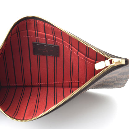 Louis Vuitton Damier Ebene Neverfull MM GM Pochette 5 of 8