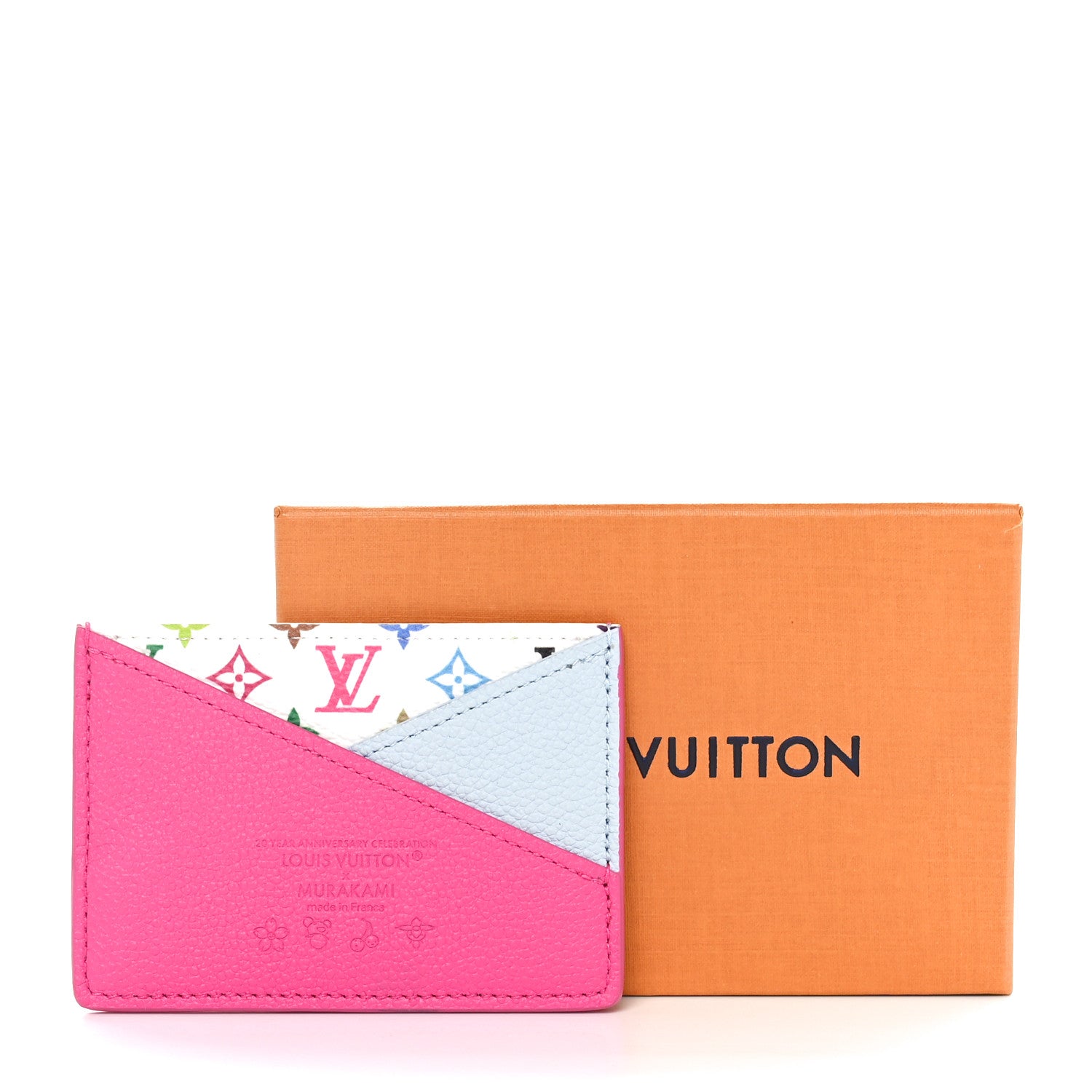 Louis Vuitton LV X TM Monogram Multicolor Criss-Cross Card Holder Kawaii Pink 7 of 7