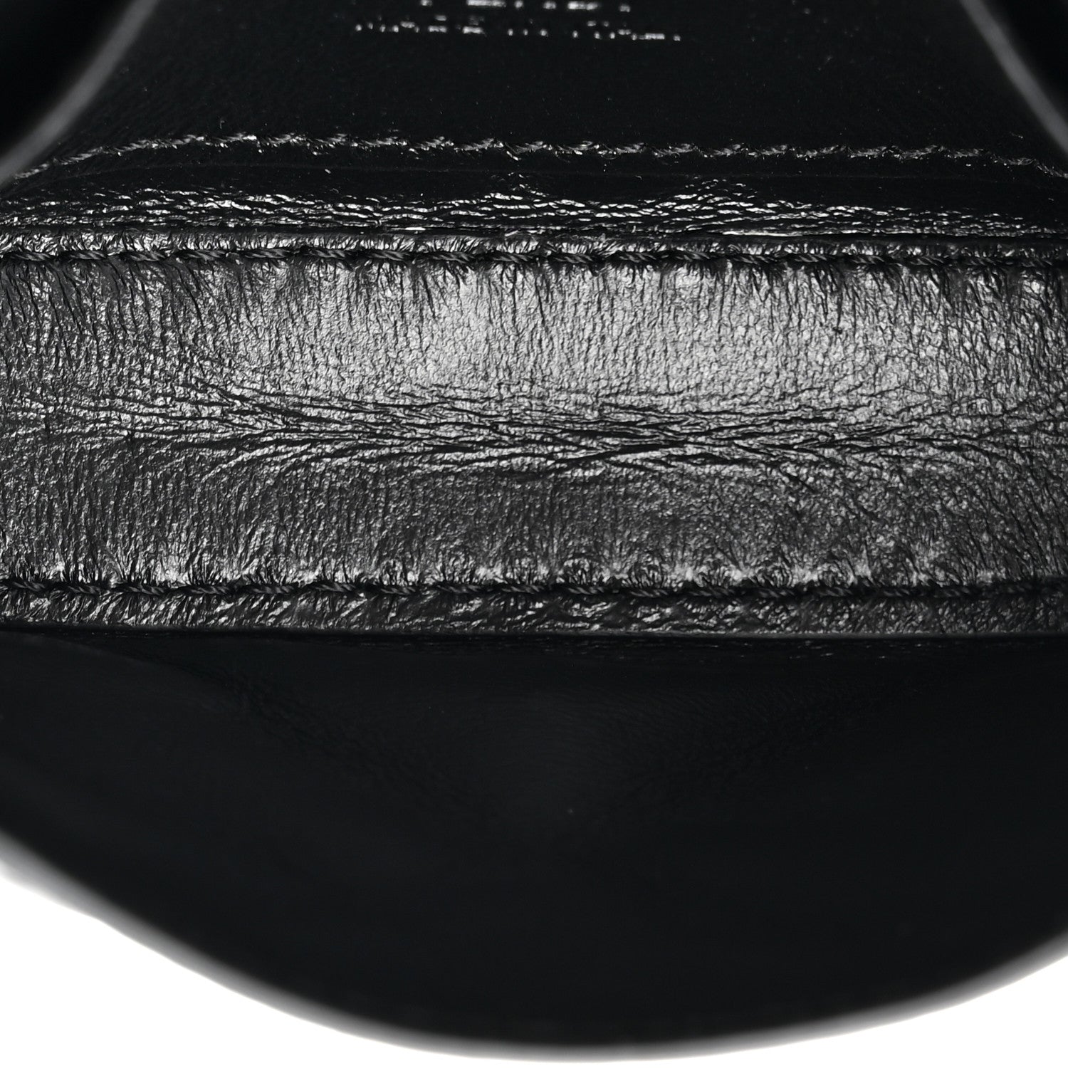 Fendi Nappa Matisse FF Embossed Nano Baguette Charm Black 5 of 11