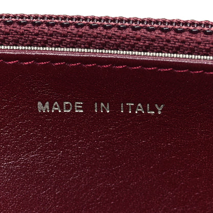 Chanel Patent Quilted Brilliant Wallet On Chain WOC Light Burgundy 7 of 8