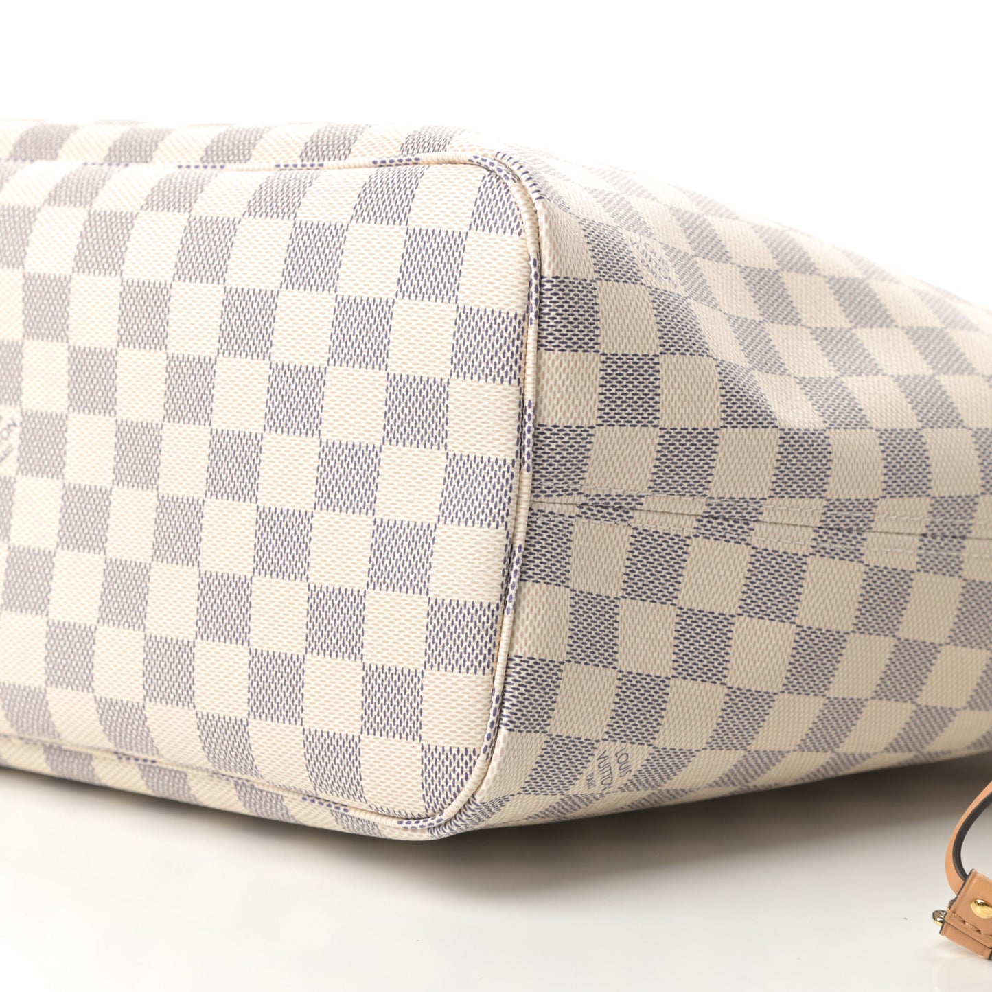 Damier Azur Braided Neverfull MM Pink