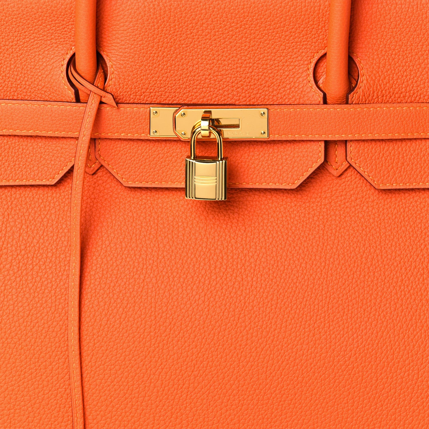 Hermes Togo Birkin 40 Orange Poppy 8 of 10
