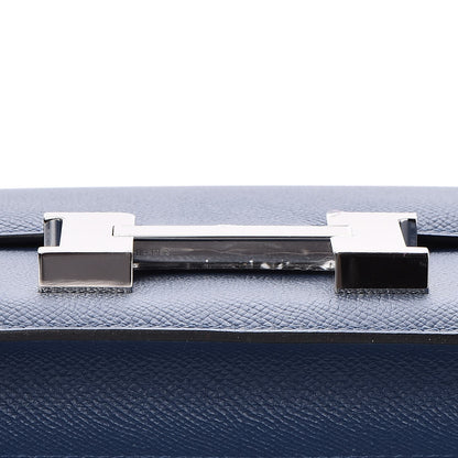 Hermes Epsom Constance 24 Bleu Agate Gris Mouette 7 of 23