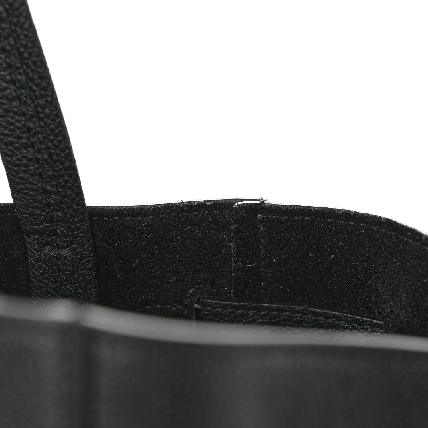 Celine Soft Grained Calfskin Medium Belt Cabas Phantom Black 14 of 16