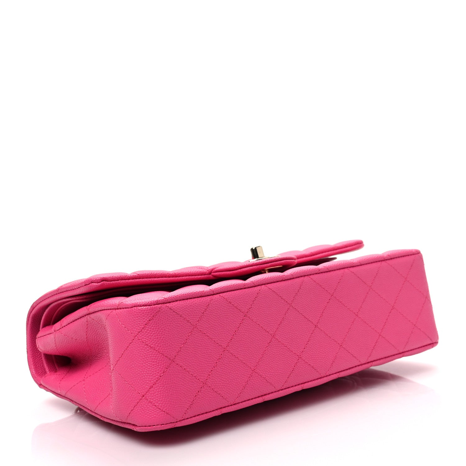 Chanel Caviar Quilted Medium Double Flap Pink 3 of 7