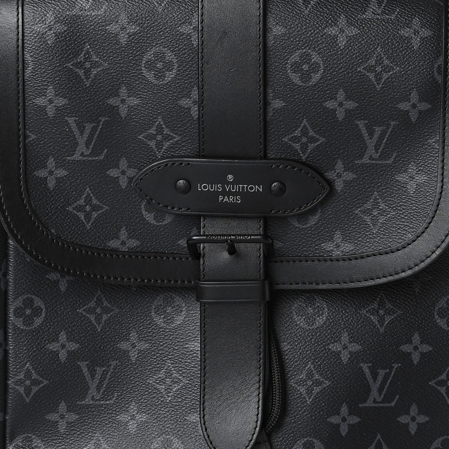 Louis Vuitton Monogram Eclipse Saumur Backpack 6 of 8