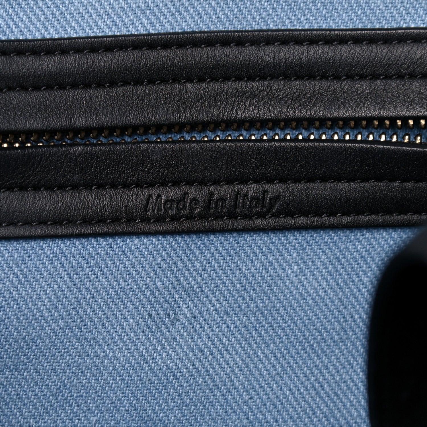 Celine Cotton Canvas Medium Phantom Luggage Blue 5 of 15