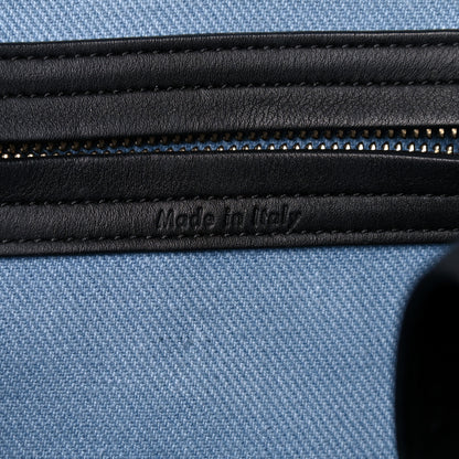 Celine Cotton Canvas Medium Phantom Luggage Blue 5 of 15
