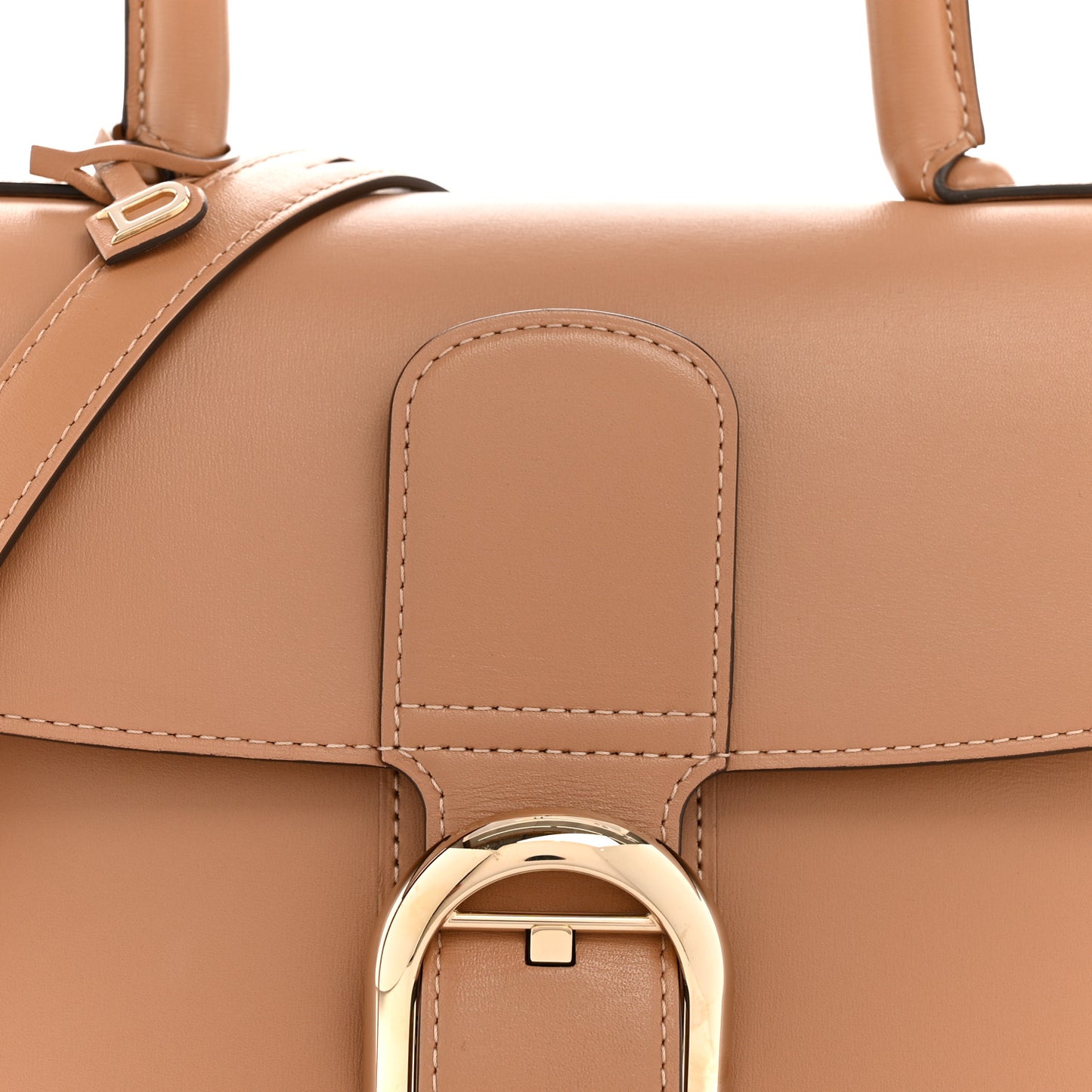 Box Calfskin MM Brillant Satchel Vison
