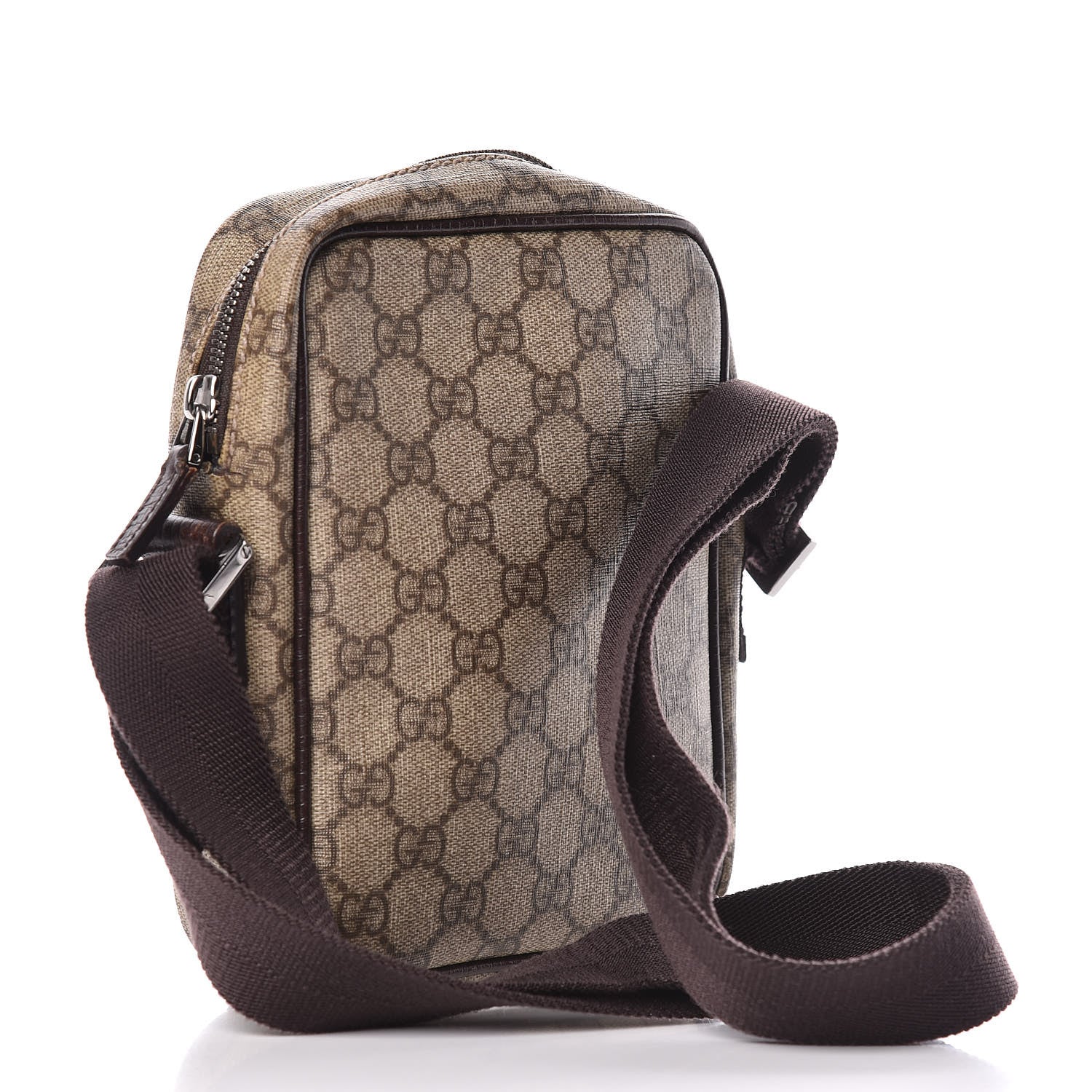 Gucci GG Plus Monogram Messenger Bag Ebony 3 of 12