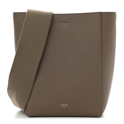 Celine Soft Grained Calfskin Small Sangle Bucket Bag Taupe 1 of 15