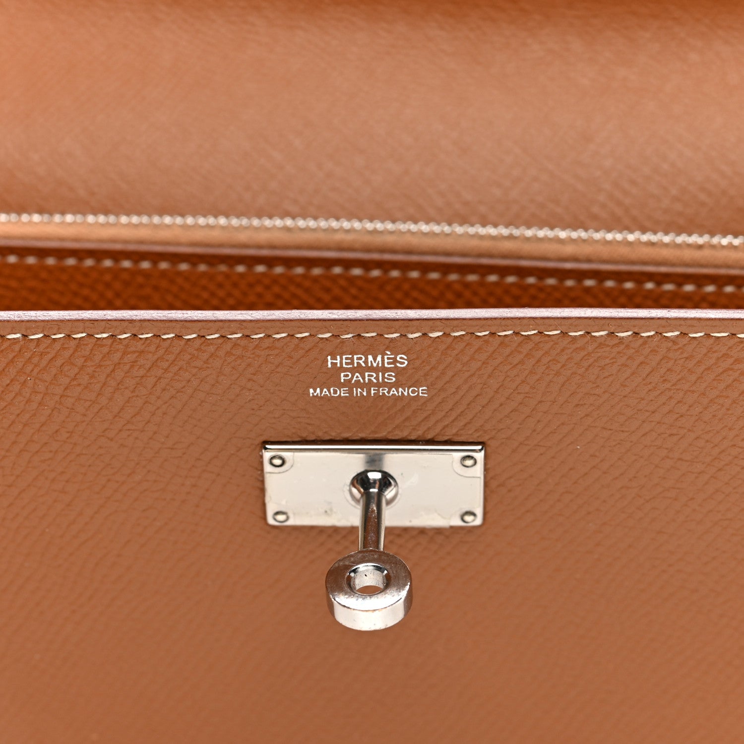 Hermes Epsom Kelly Longue Wallet Gold 6 of 7
