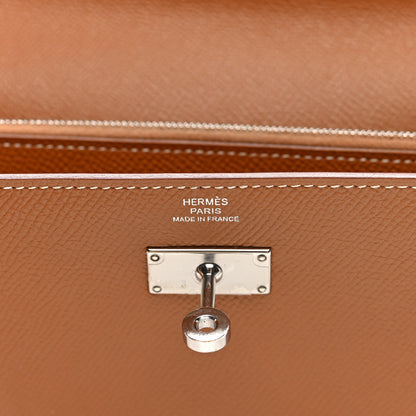 Hermes Epsom Kelly Longue Wallet Gold 6 of 7