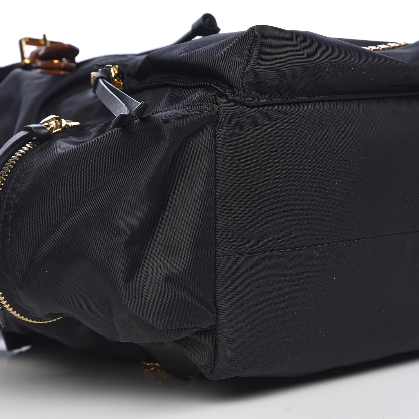 Nylon Large Rucksack Backpack Black