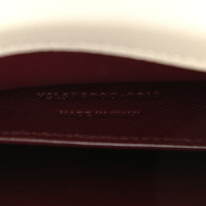 Saint Laurent Grain de Poudre Medium Classic Monogram Cassandra Top Handle Crema Soft Rouge Legion 7 of 10