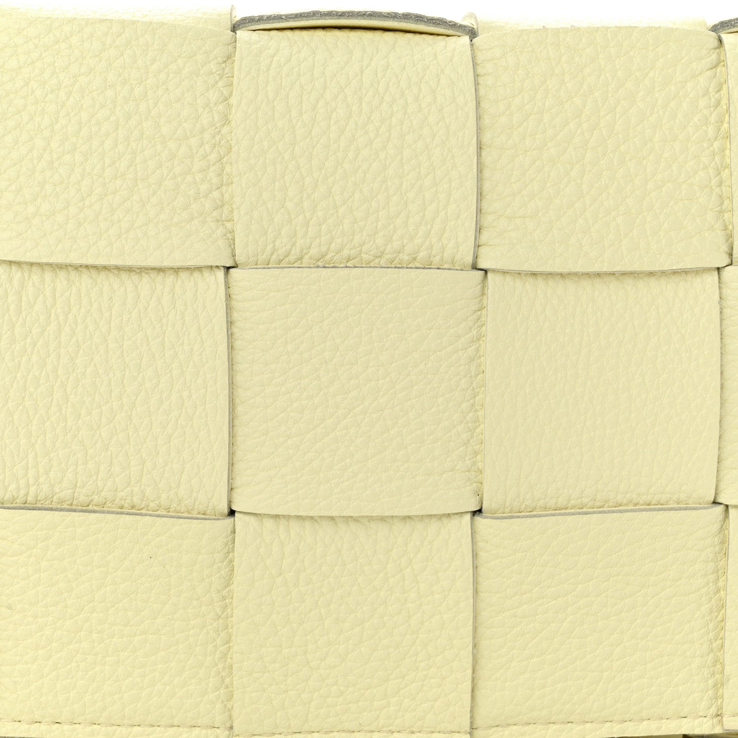 Bottega Veneta Grained Calfskin Maxi Intrecciato Cassette Crossbody Bag Ice Cream 8 of 10
