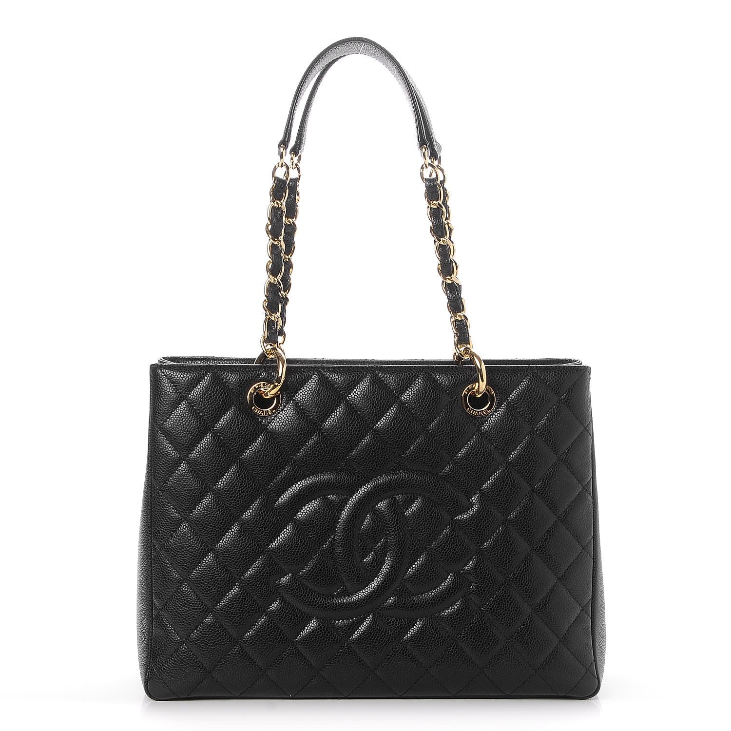 Chanel Caviar Quilted Grand Shopping Tote GST Black 1 of 8