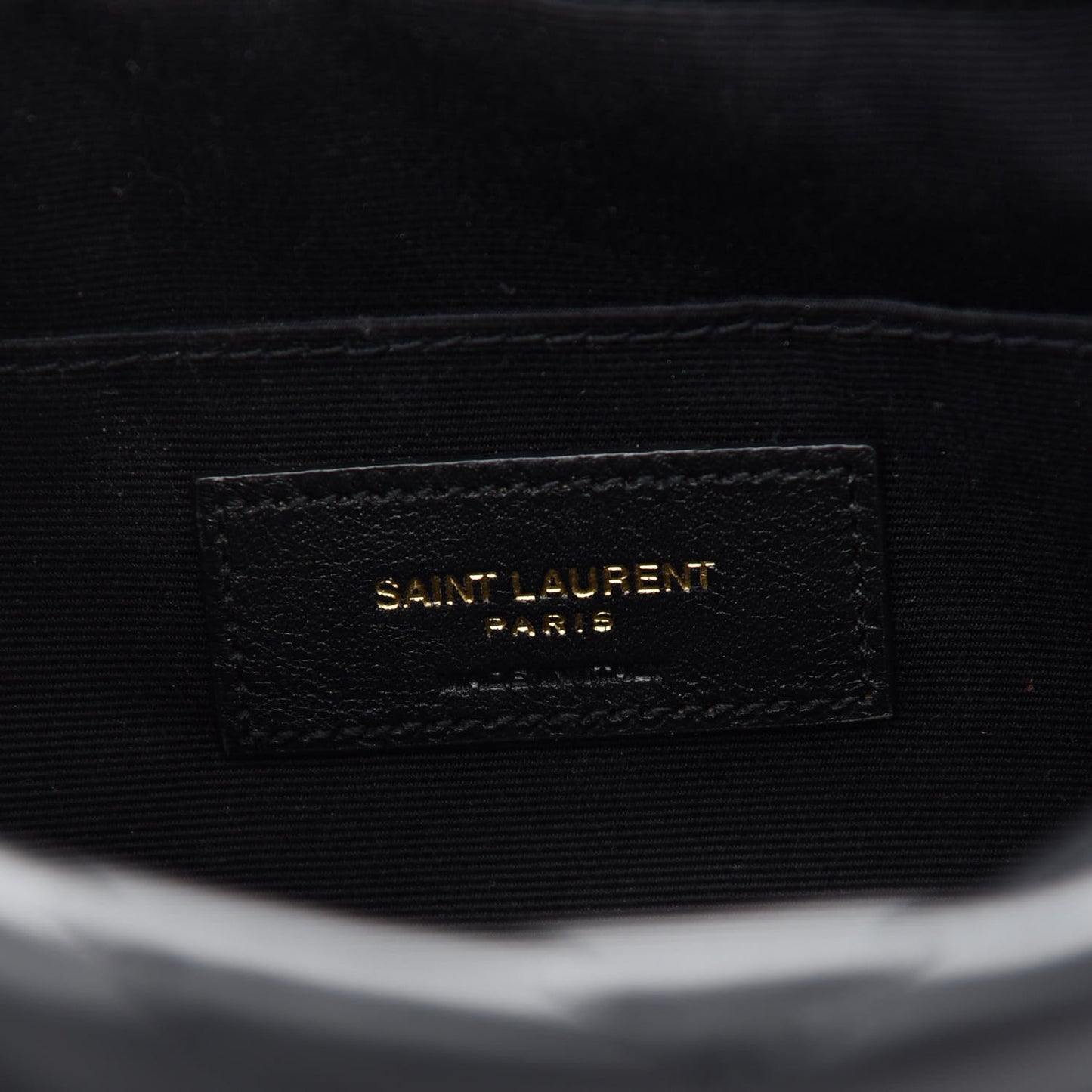 Calfskin Matelasse Monogram Lou Camera Bag Black