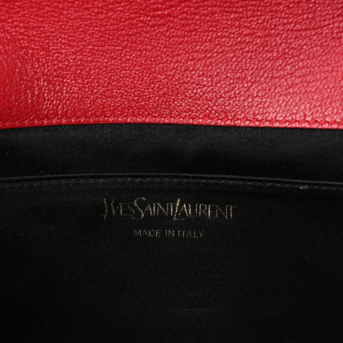 Calfskin Monogram Large Belle De Jour Clutch Red