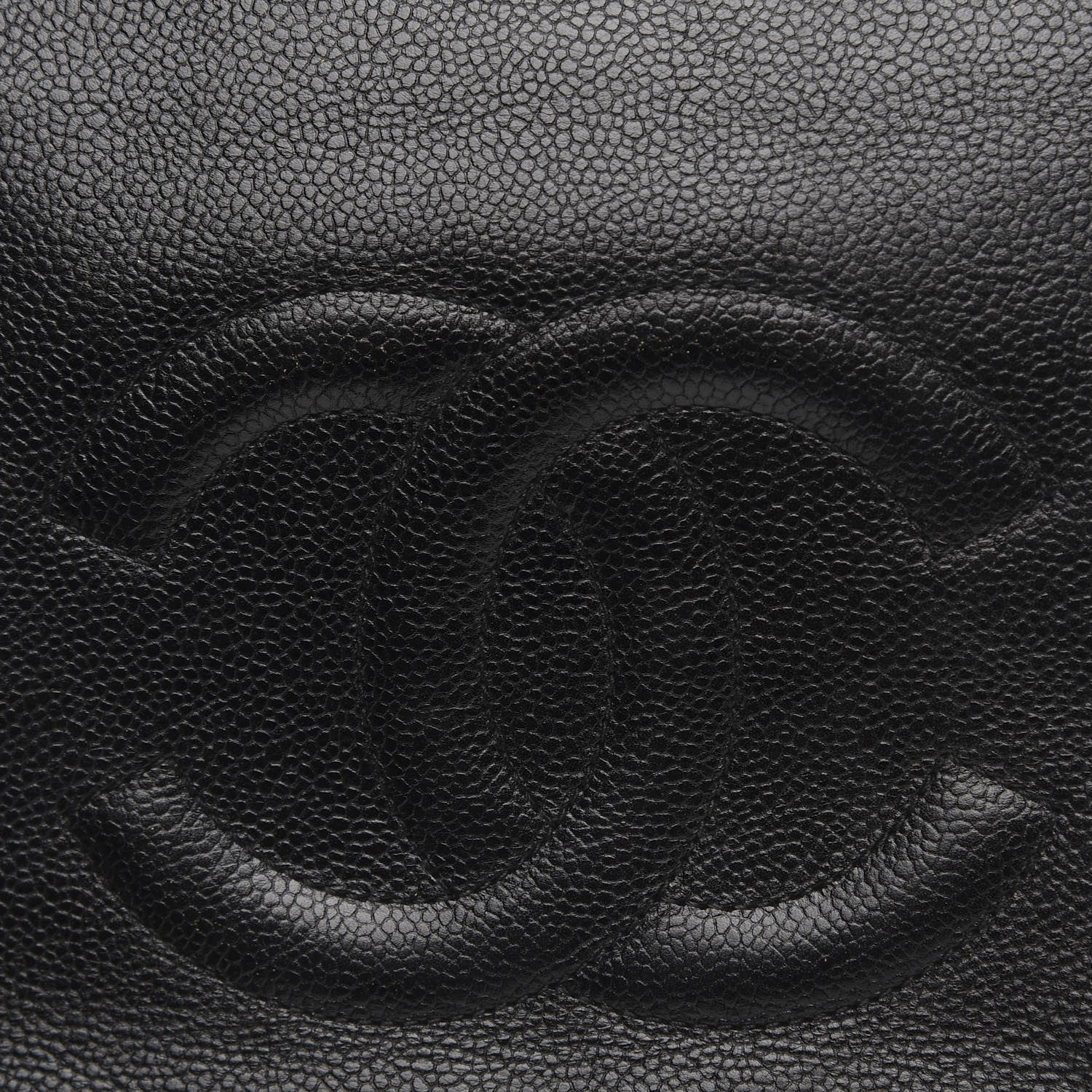 Chanel Caviar CC Tote Black 13 of 14