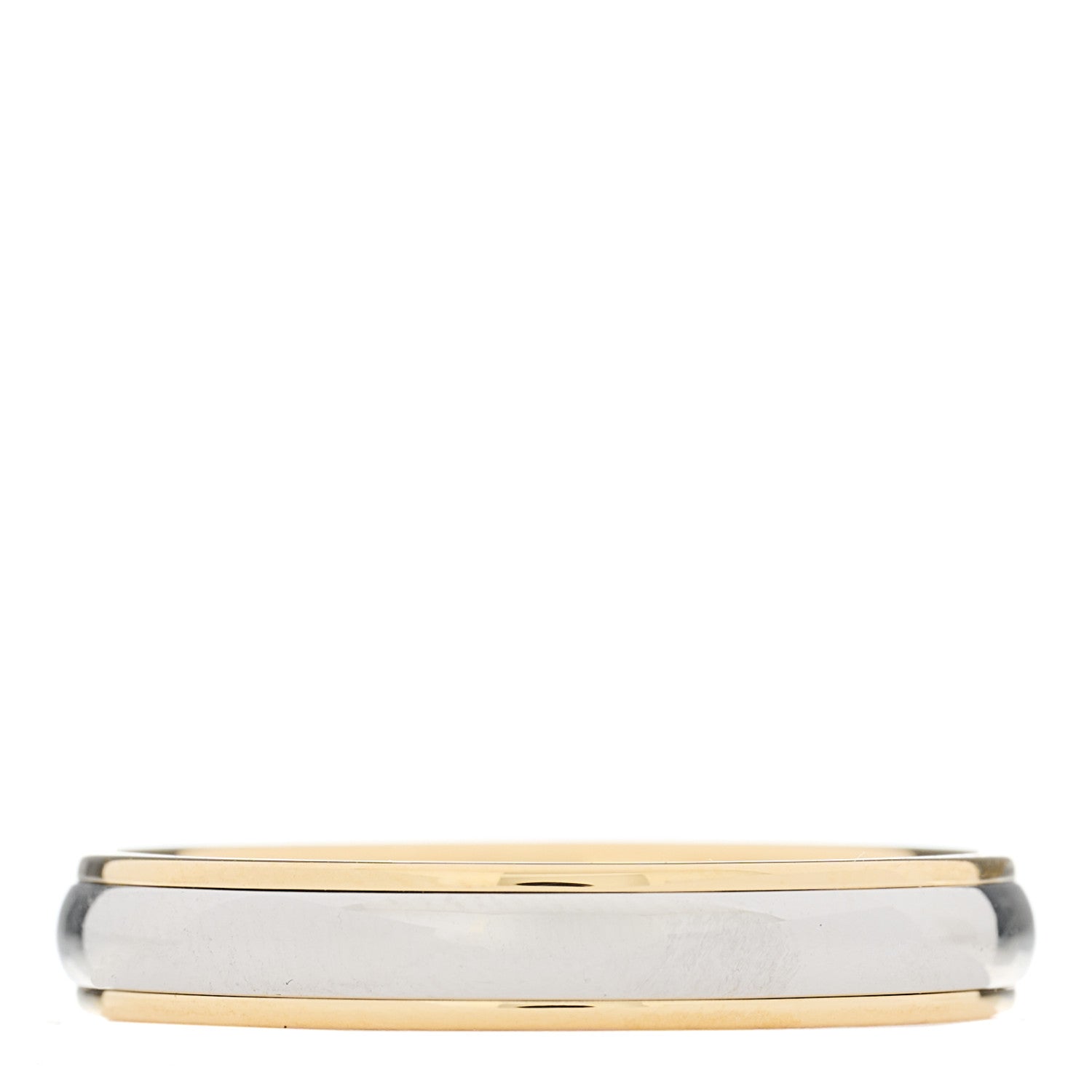 Tiffany Platinum 18K Yellow Gold Lucida 4mm Band Ring 63 10.5 1 of 6