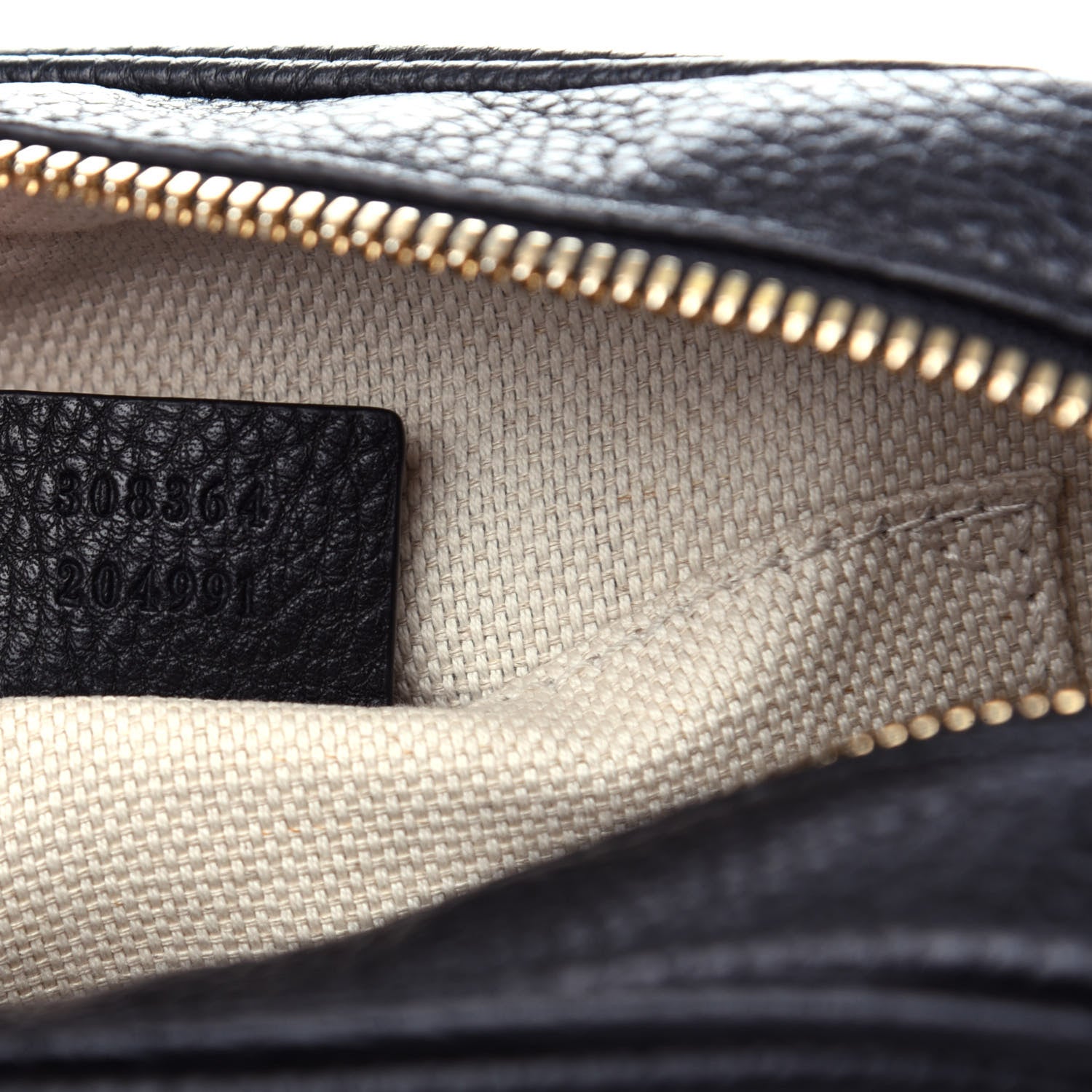 Gucci Pebbled Calfskin Small Soho Disco Bag Black 7 of 10