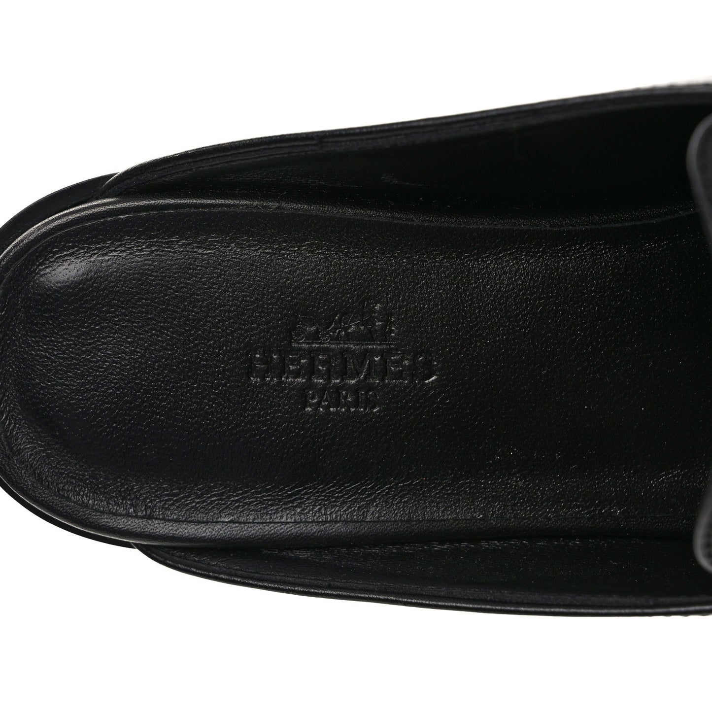 Calfskin Iota Mules 38.5 Black