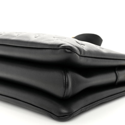 Louis Vuitton Lambskin Embossed Monogram Coussin PM Black 11 of 11