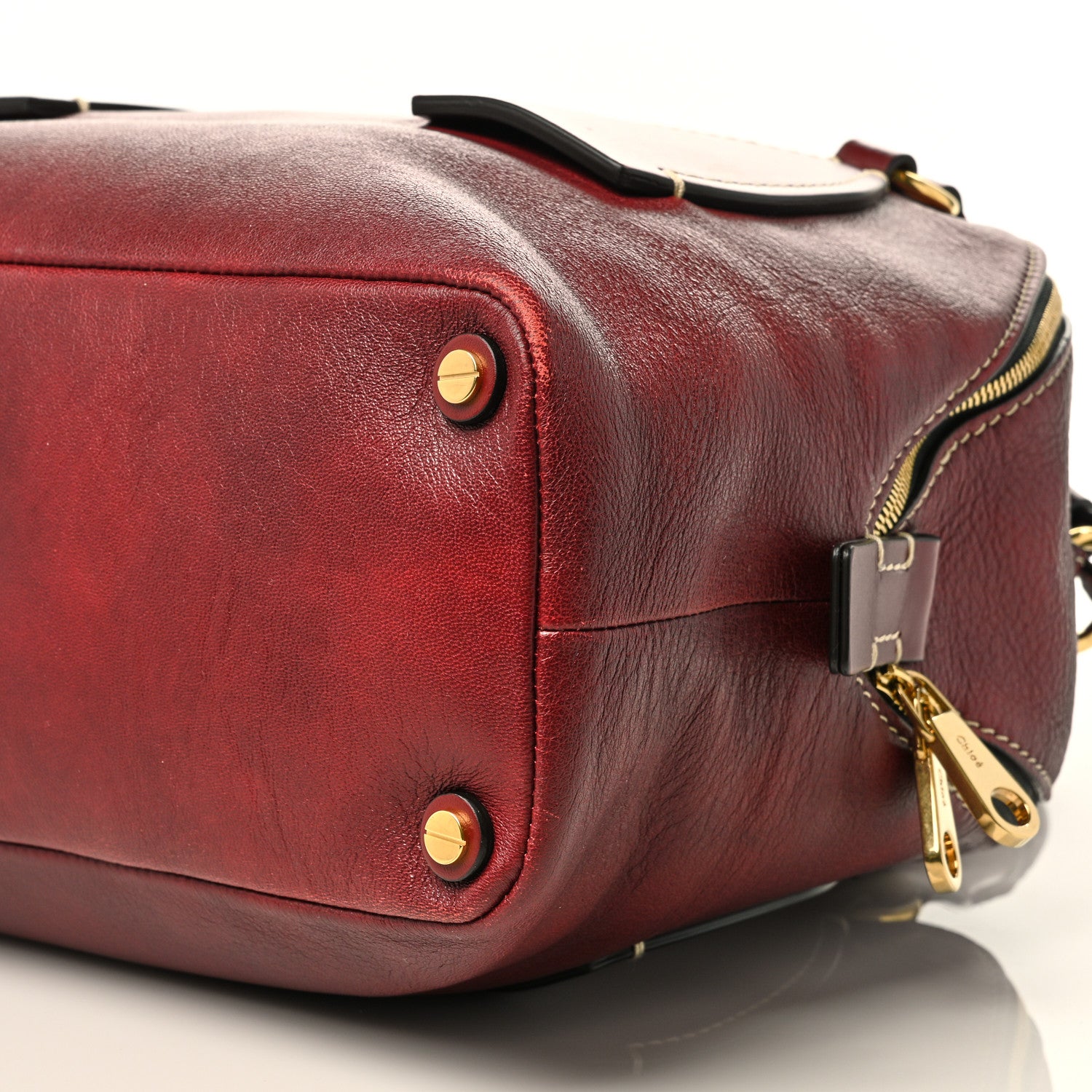 Chloe Calfskin Medium Daria Sepia Brown 10 of 11