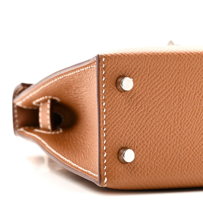 Hermes Epsom Mini Kelly Sellier 20 Gold 8 of 10