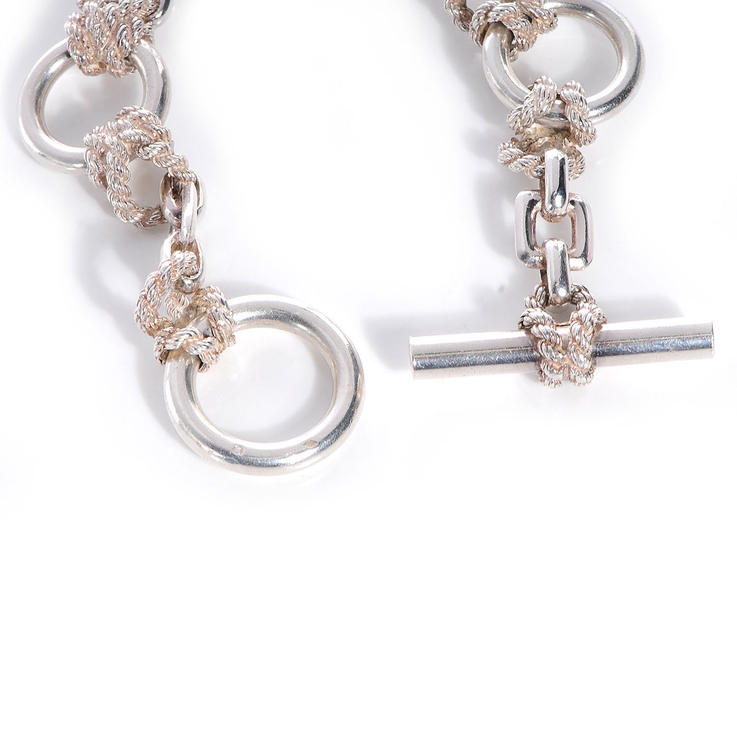 Sterling Silver Nautical Rope Bracelet