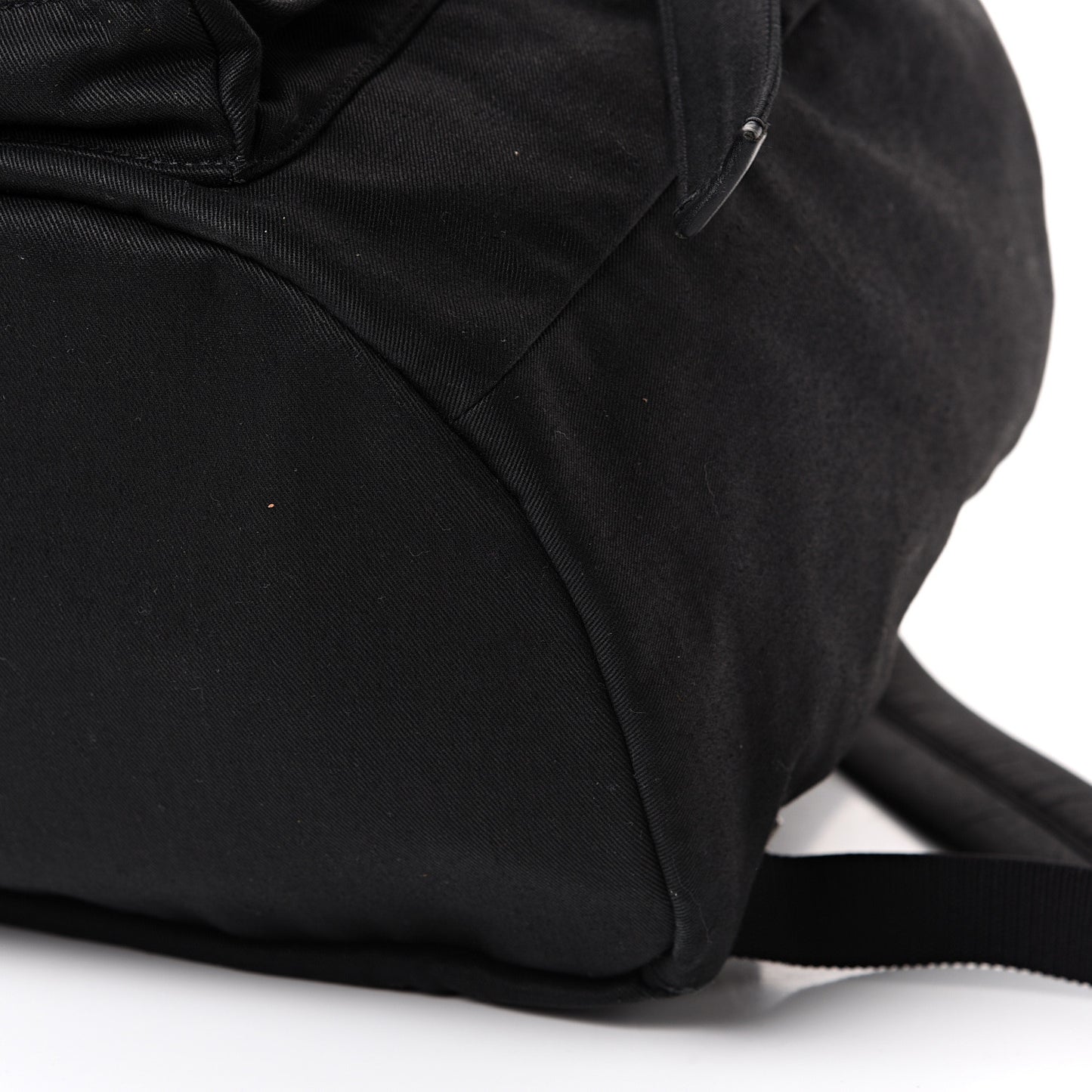 Canvas Multi Patch Backpack Black