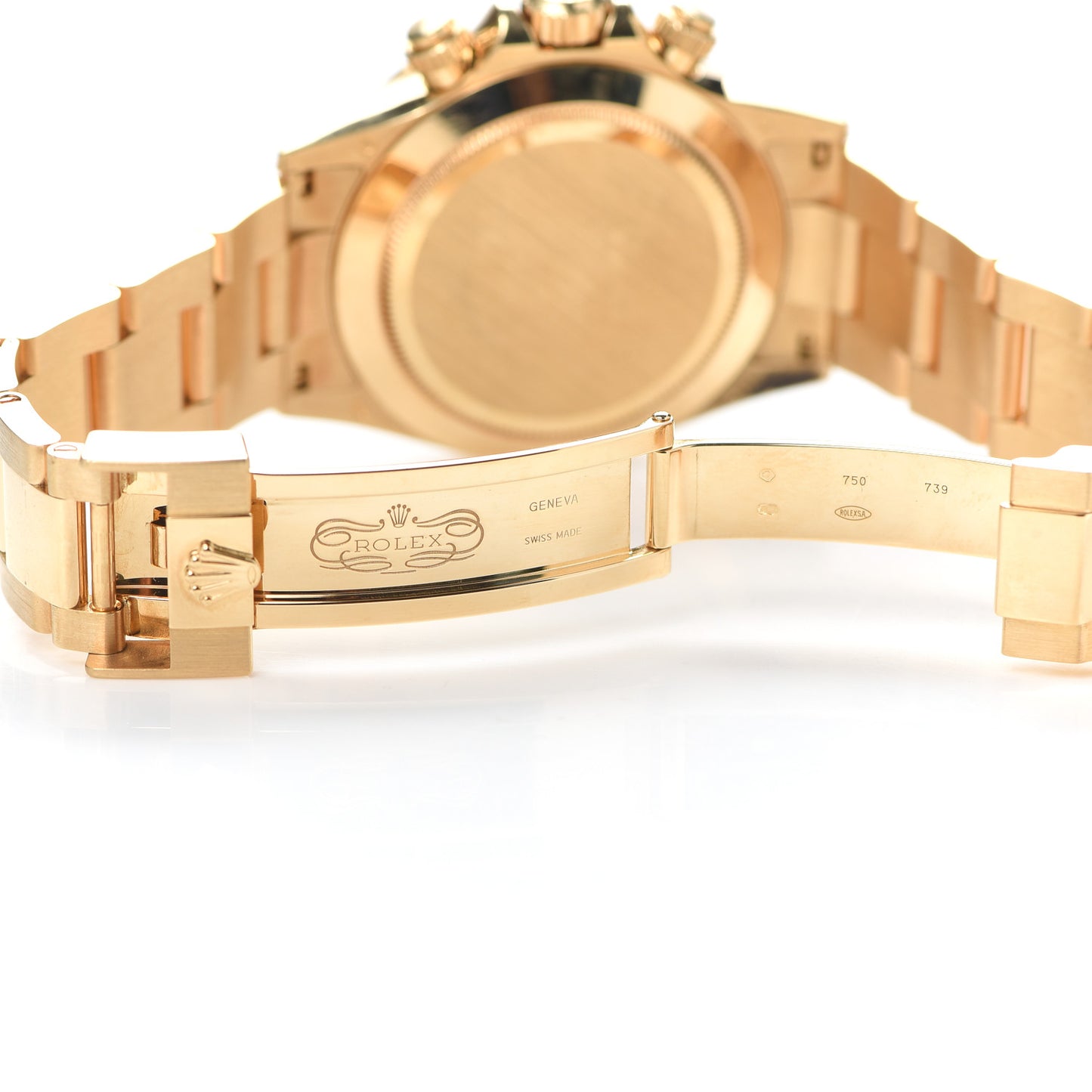 18K Yellow Gold 40mm Oyster Perpetual Cosmograph Daytona Watch Bright Green 116508