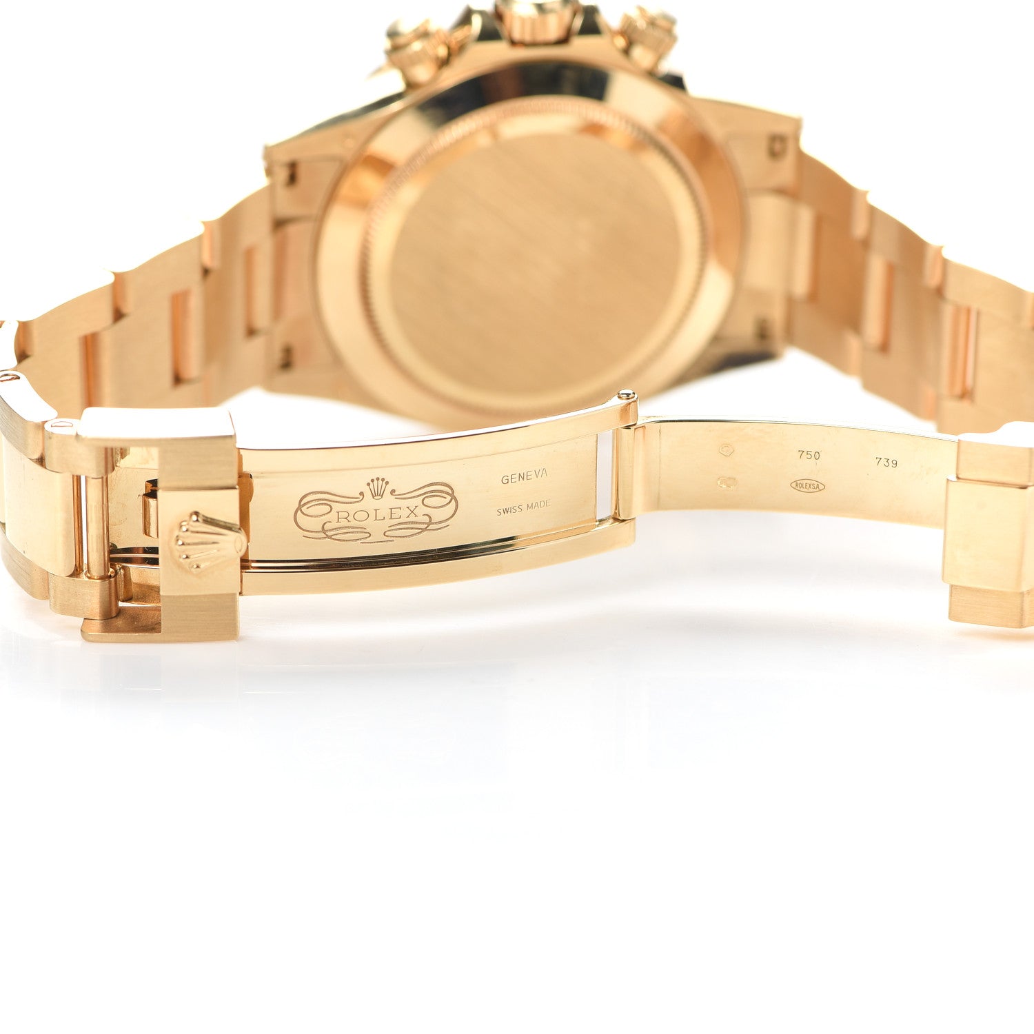 Rolex 18K Yellow Gold 40mm Oyster Perpetual Cosmograph Daytona Watch Bright Green 116508 5 of 6