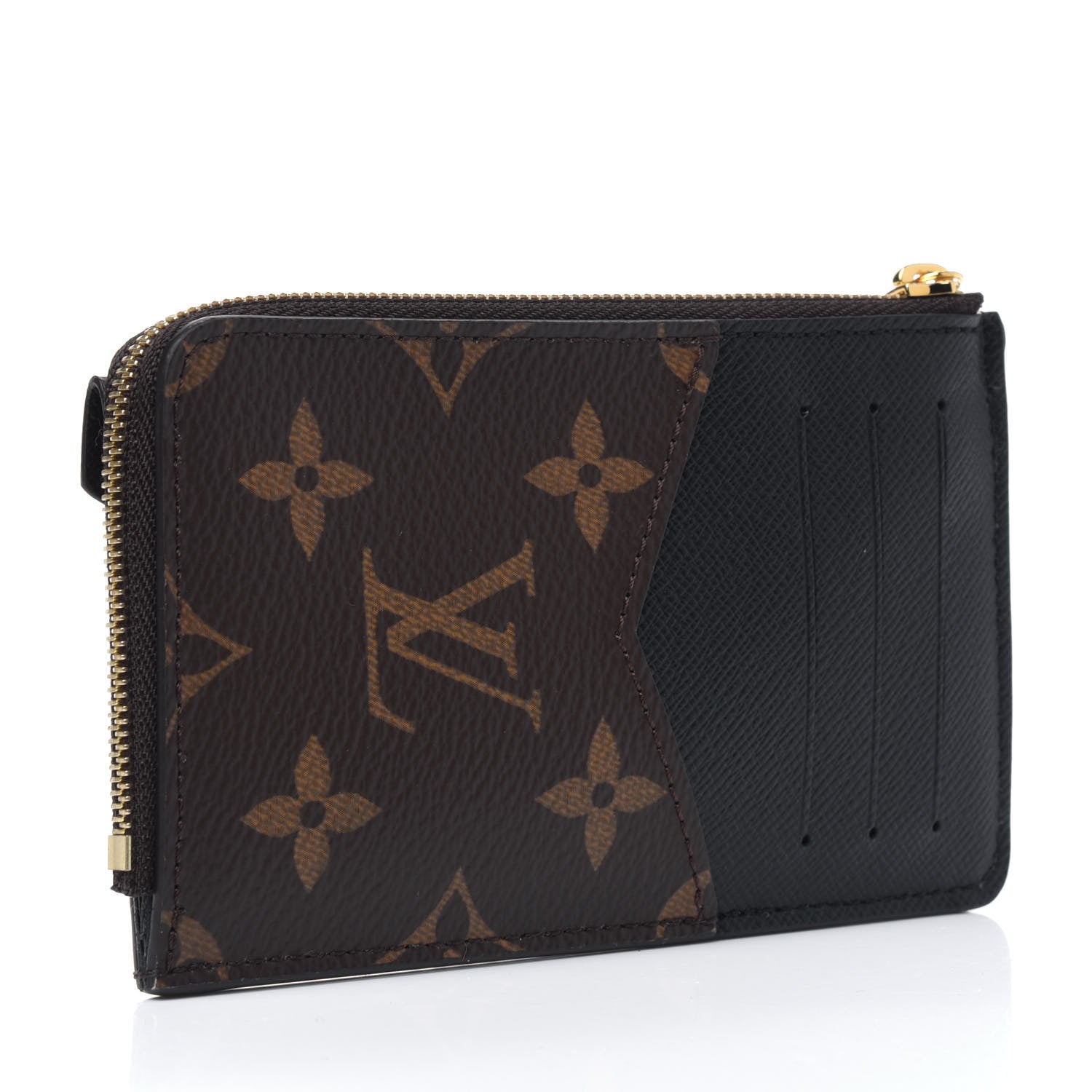 Louis Vuitton Monogram Recto Verso Card Holder Black 2 of 5