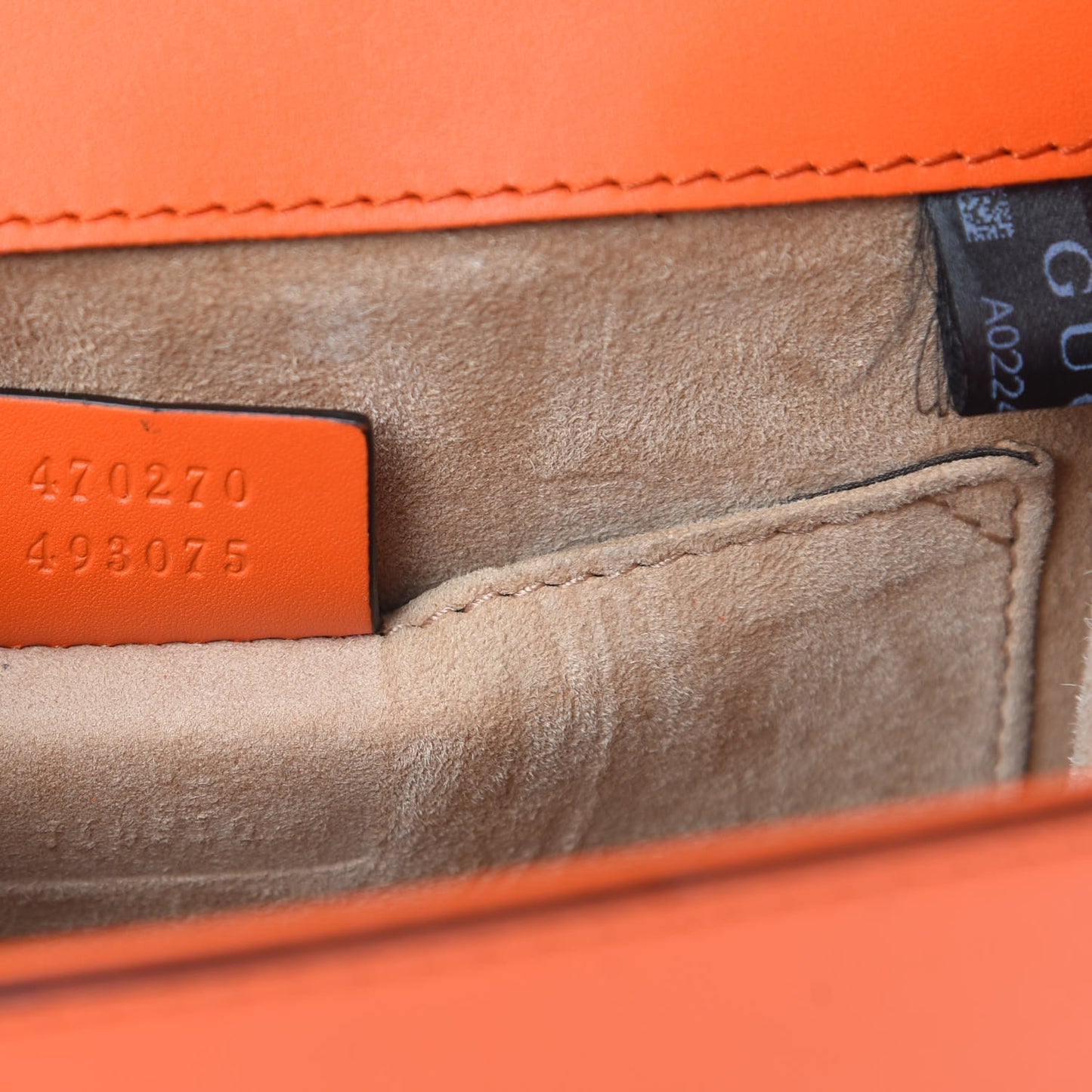 Vitello Fontanella Web Mini Sylvie Top Handle Bag Orange