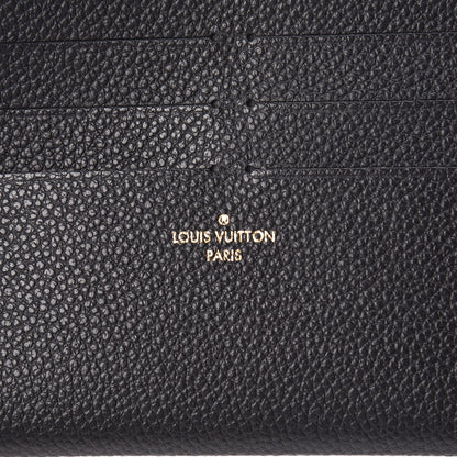 Louis Vuitton Calfskin Felicie Chain Wallet Card Holder Insert Black 6 of 6