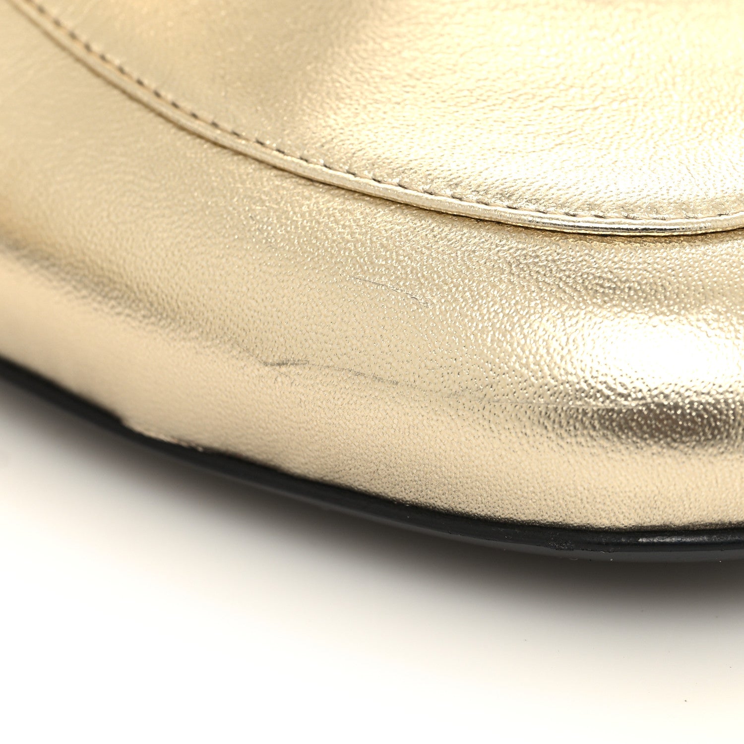 Chanel Metallic Lambskin Chain Braided Mules 40.5 Light Gold 10 of 10