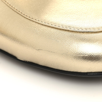 Chanel Metallic Lambskin Chain Braided Mules 40.5 Light Gold 10 of 10