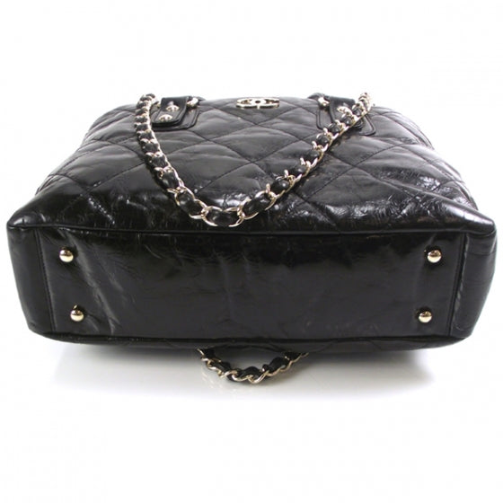 Glazed Crackled Jumbo PORTOBELLO Black