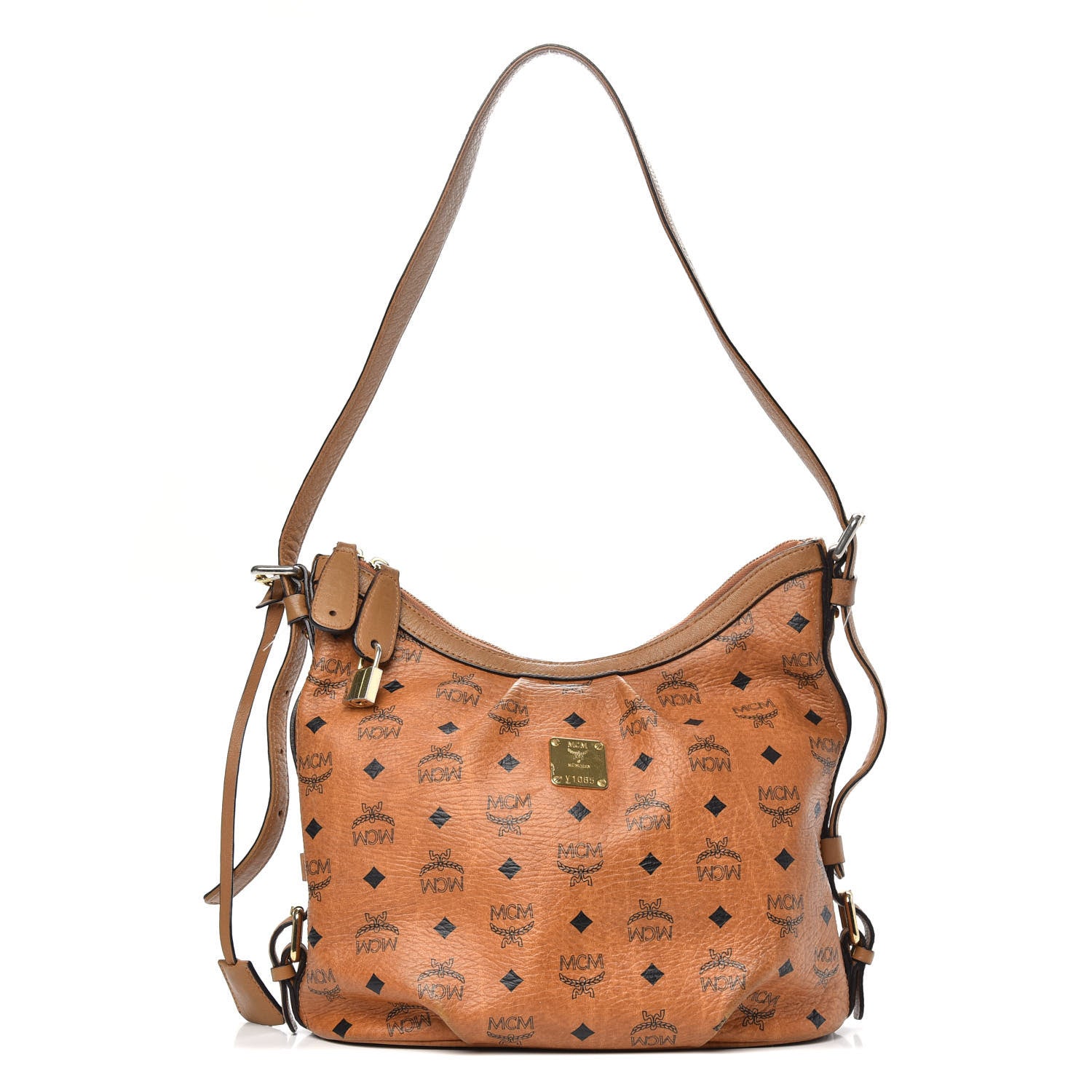 MCM Visetos Hobo Cognac 1 of 14