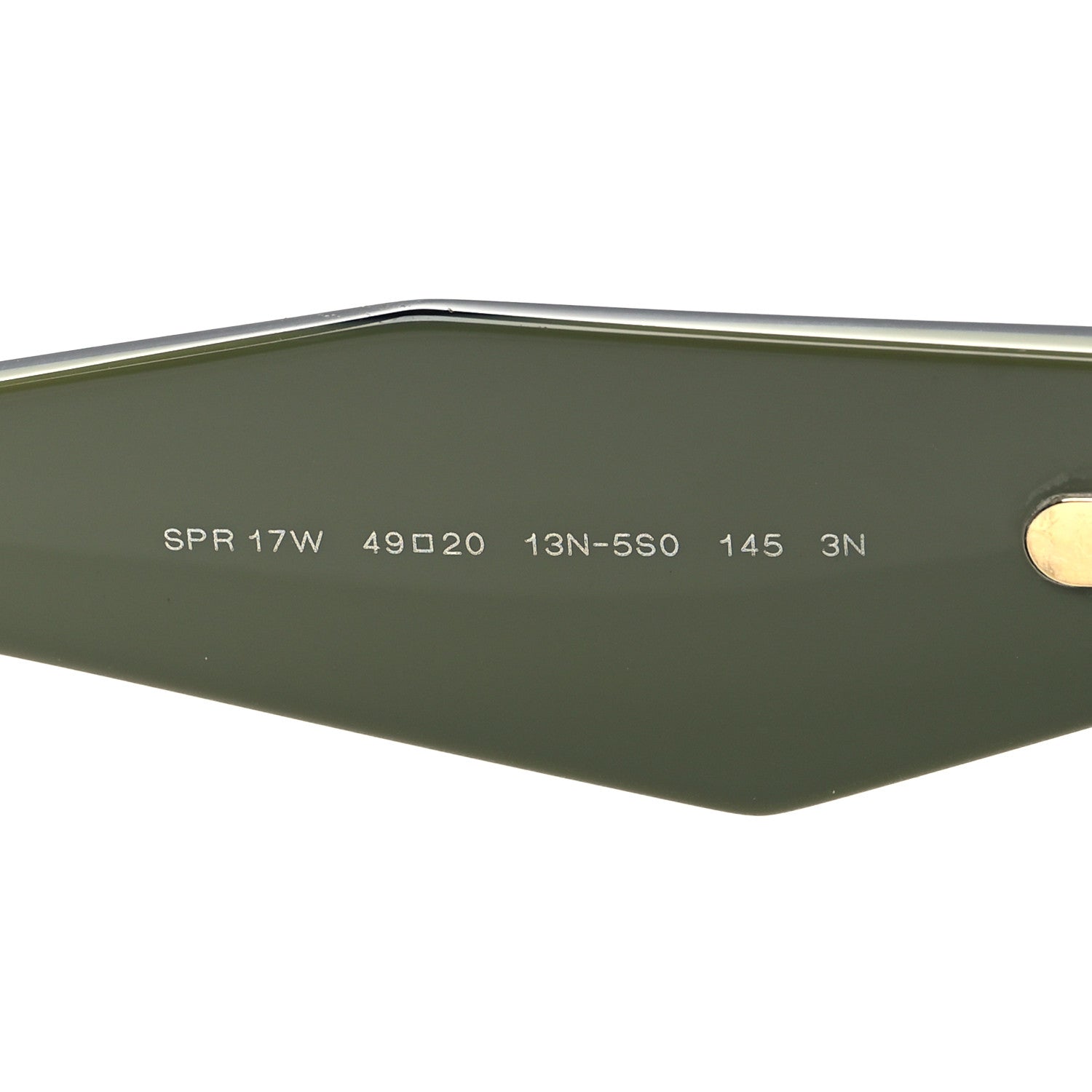 Prada Acetate Symbole Sunglasses SPR 17W Green 6 of 7