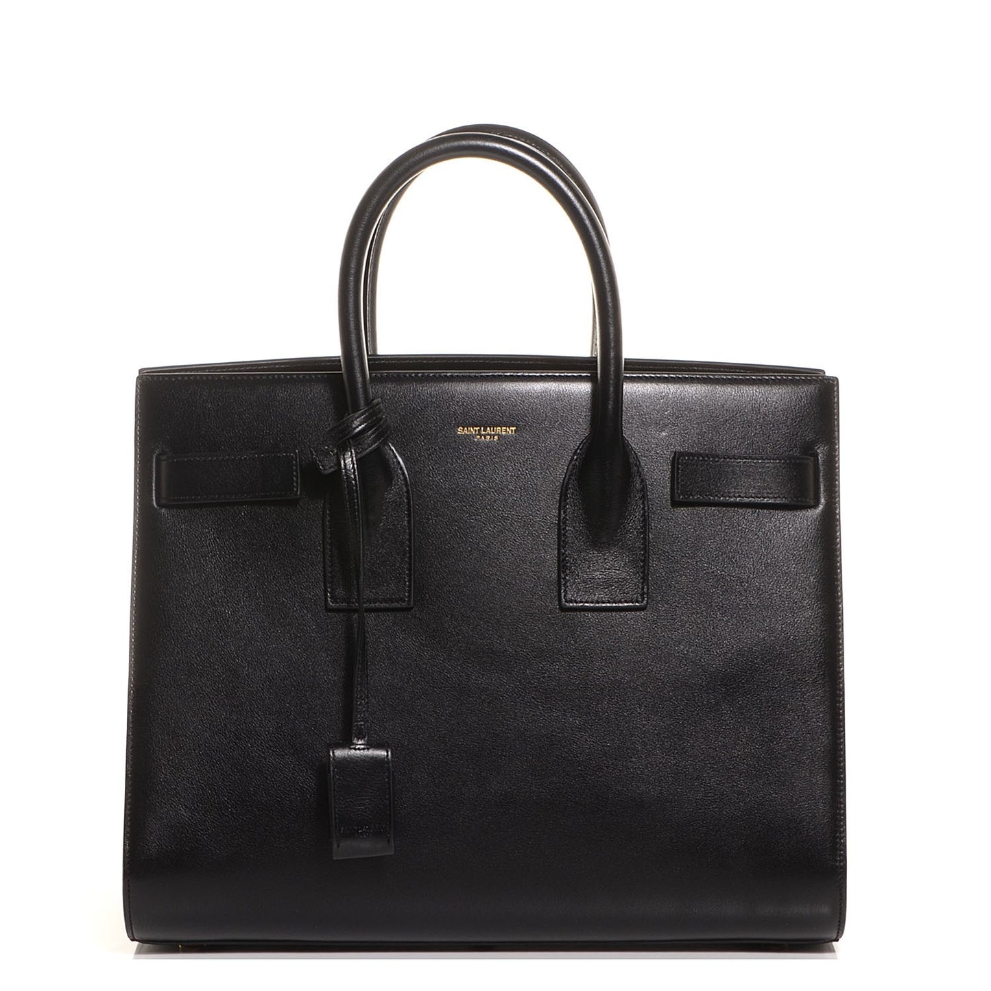 Calfskin Small Sac De Jour Black