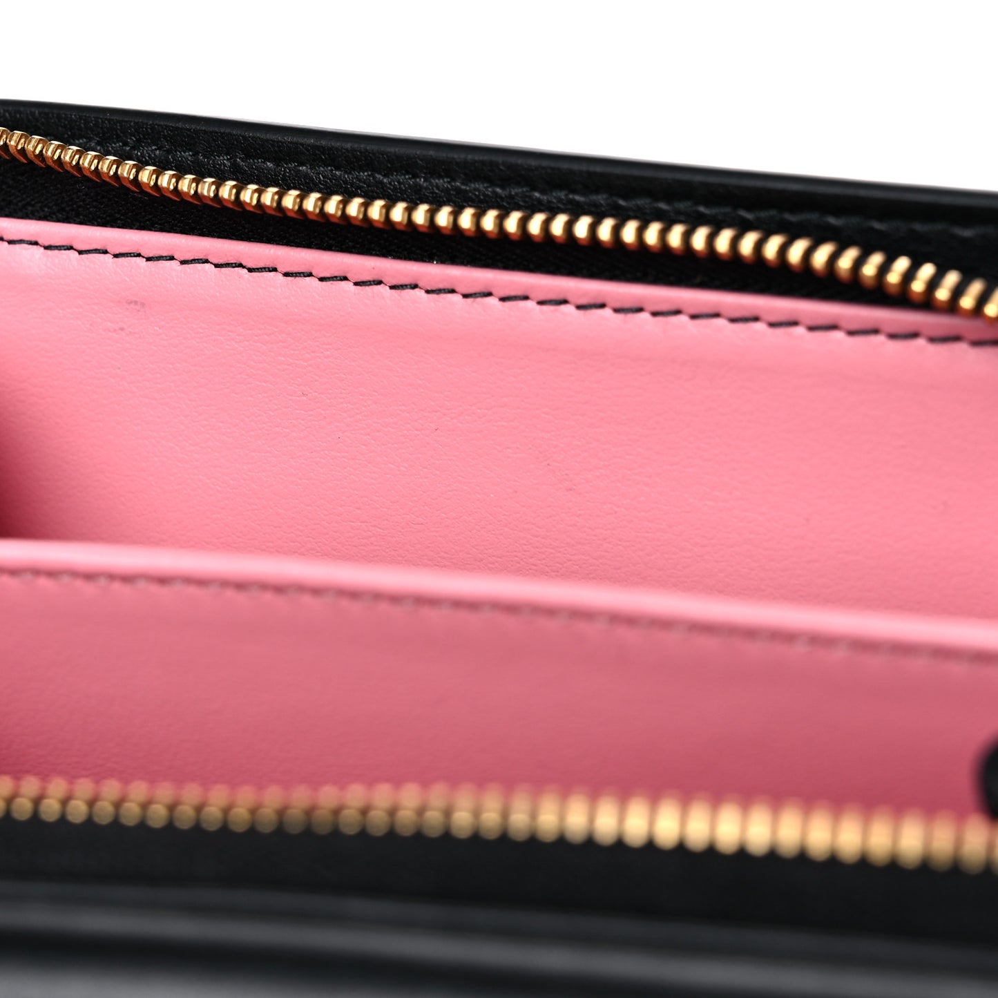Soft Calfskin Bow Bi-Fold Wallet Black