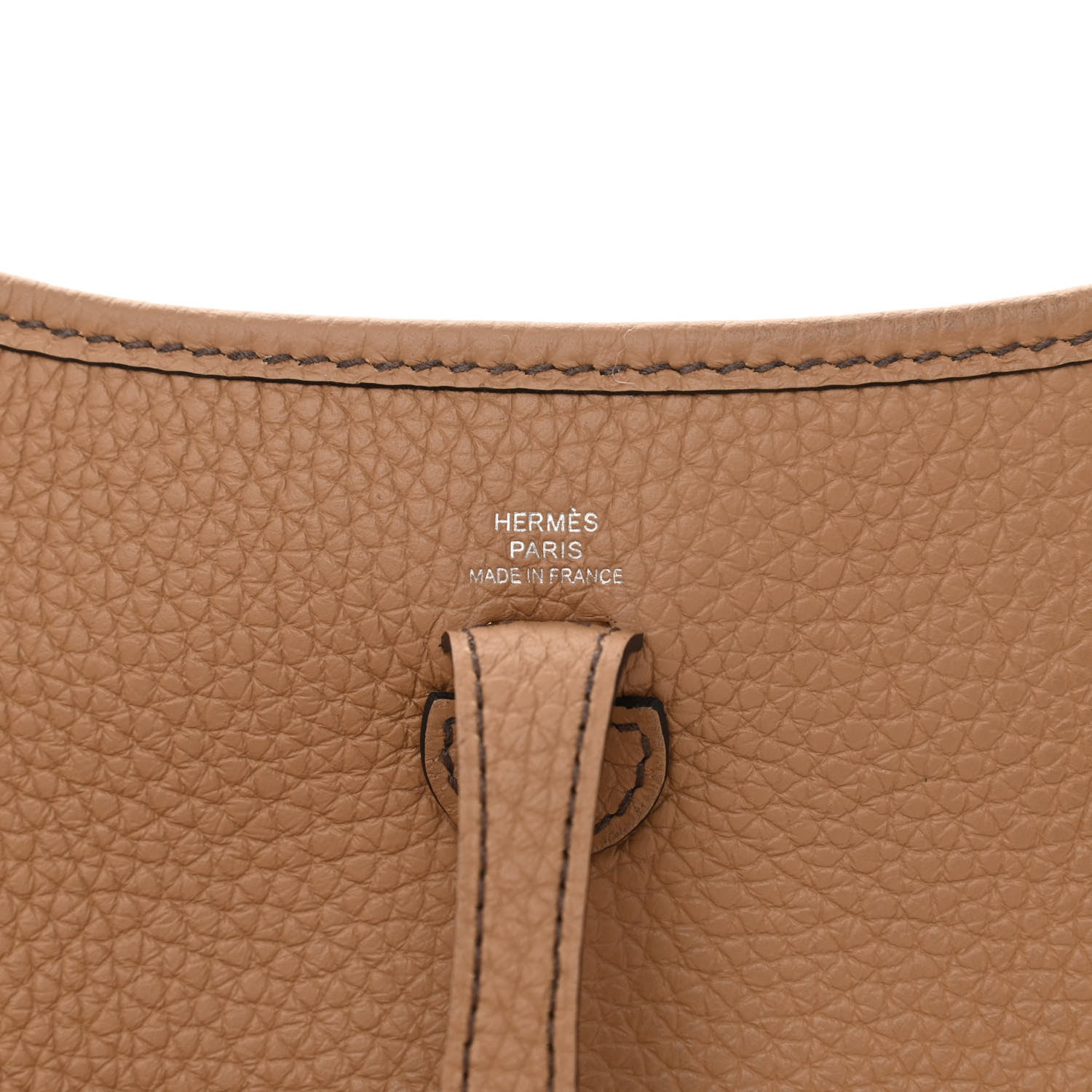 Hermes Taurillon Clemence Amazone Evelyne TPM Chai 6 of 11