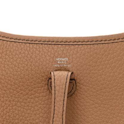 Hermes Taurillon Clemence Amazone Evelyne TPM Chai 6 of 11