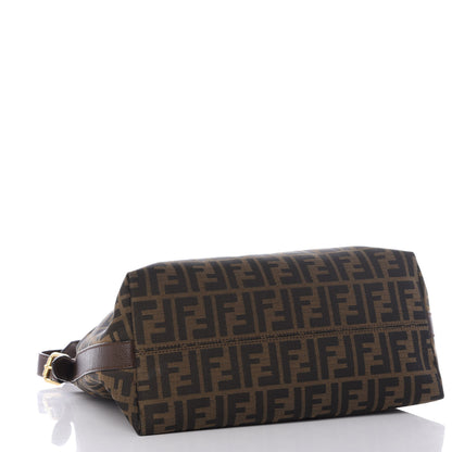 Fendi Zucca Vitello Artic Small Hobo Tobacco Castagna 3 of 10